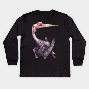 Cozy Quetzalcoatlus Kids Long Sleeve T-Shirt